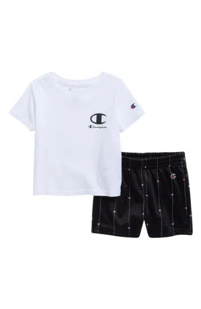 Champion Babies'  Logo Graphic T-shirt & Shorts Set In White