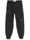 Champion Logo-patch Cargo Trousers In Blue