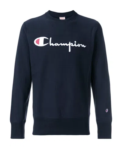 CHAMPION LOGO PATCH SWEATSHIRT