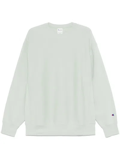 Champion Logo-patch Sweatshirt In Green