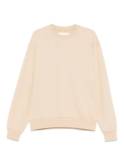 Champion Logo-patch Sweatshirt In Neutrals
