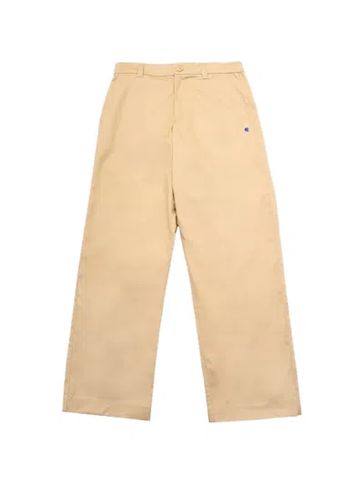 Champion Logo-patch Trousers In Brown