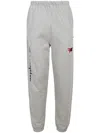 Champion Logo-print Cotton Track Trousers In Grey