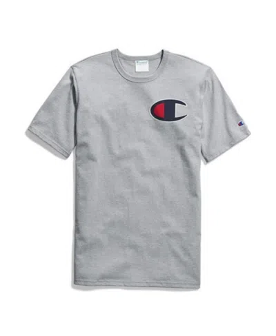 Champion Logo T-shirt In Gray