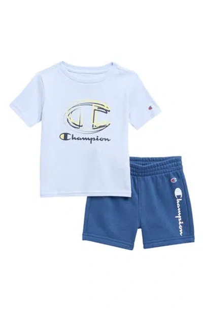Champion Babies'  Logo T-shirt & Shorts Set In Multi