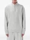 Champion Reverse Weave Half-zip Sweatshirt In Gray