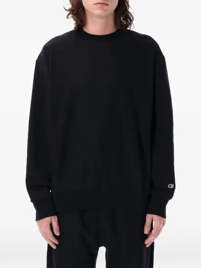 Champion Logo-patch Sweatshirt In Blue
