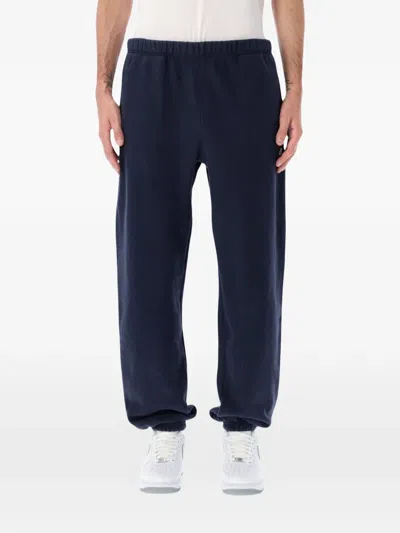 Champion Logo-patch Track Pants In Blue