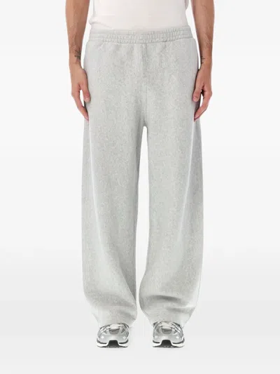 Champion Logo-patch Track Pants In Gray