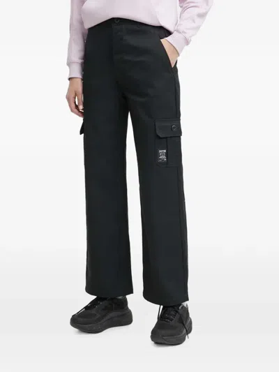 Champion Logo-patch Trousers In Black