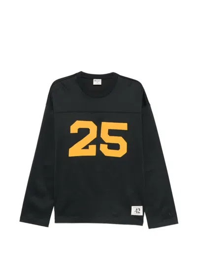 Champion Logo-print Long-sleeve T-shirt In Black