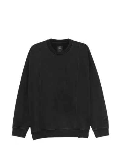 Champion Pullover Mit Logo-print In Black