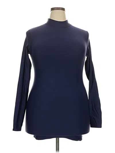 Pre-owned Champion Long Sleeve Blouse In Blue