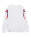 Champion Striped Sweatshirt In White