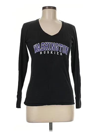 Pre-owned Champion Long Sleeve T-shirt In Black