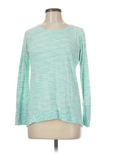 Pre-owned Champion Long Sleeve T-shirt In Blue