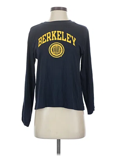 Pre-owned Champion Long Sleeve T-shirt In Blue