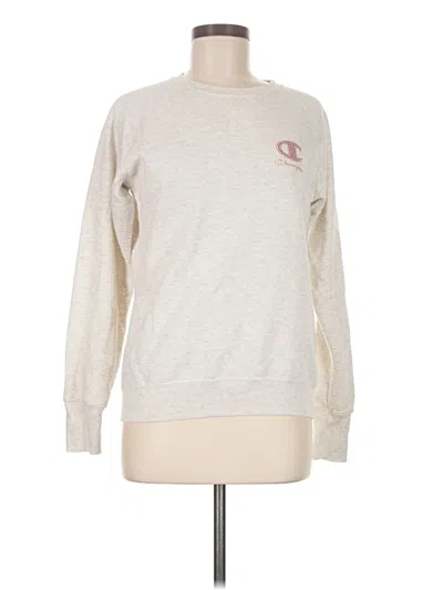 Pre-owned Champion Long Sleeve T-shirt In Gray