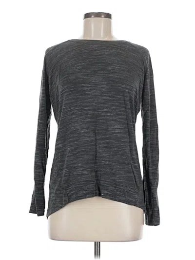 Pre-owned Champion Long Sleeve T-shirt In Gray
