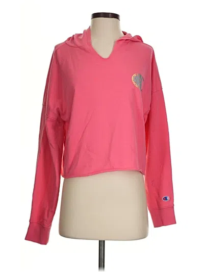 Pre-owned Champion Long Sleeve T-shirt In Pink