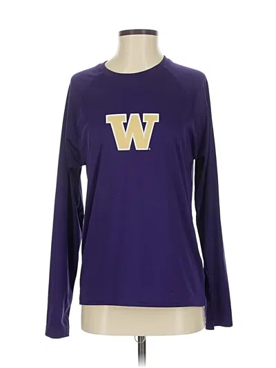 Pre-owned Champion Long Sleeve T-shirt In Purple