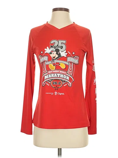 Pre-owned Champion Long Sleeve T-shirt In Red
