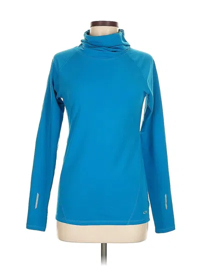 Pre-owned Champion Long Sleeve Turtleneck In Blue