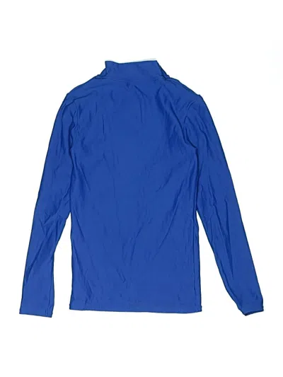 Pre-owned Champion Kids' Long Sleeve Turtleneck In Blue