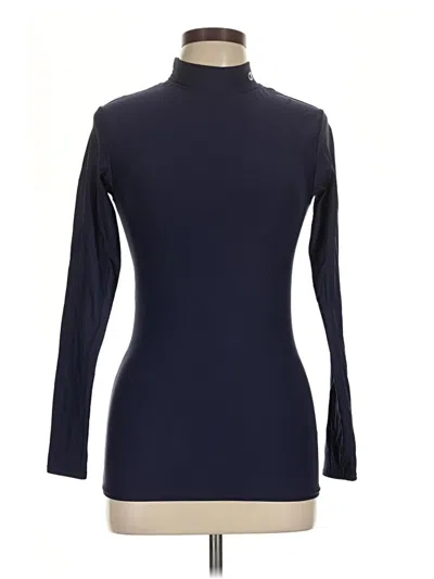 Pre-owned Champion Long Sleeve Turtleneck In Blue