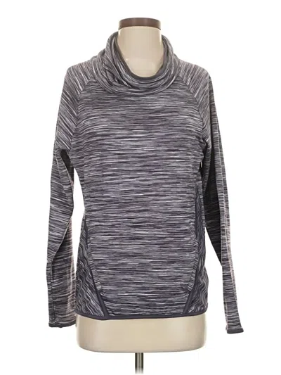 Pre-owned Champion Long Sleeve Turtleneck In Gray