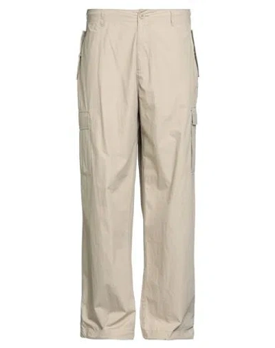 Champion Man Pants Beige Size L Cotton In Gray