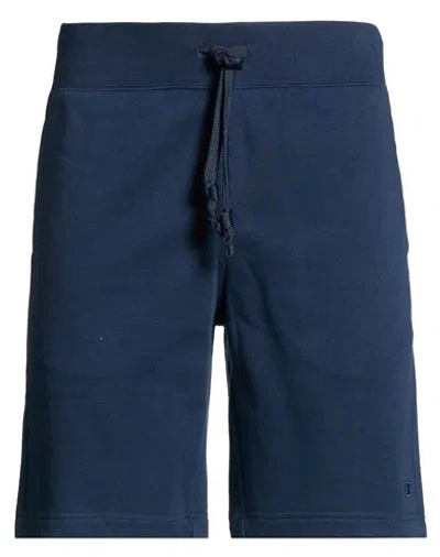 Champion Man Shorts & Bermuda Shorts Navy Size L Cotton, Polyester In Blue