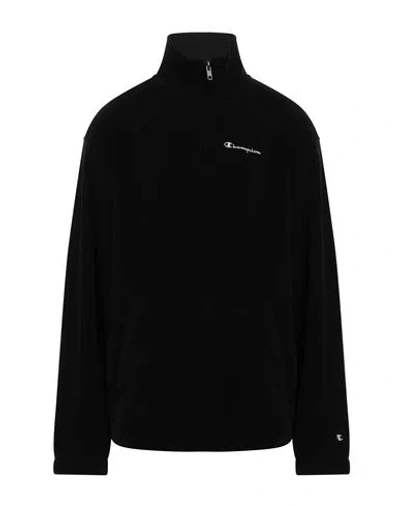 Champion Man Sweatshirt Black Size Xxl Polyester