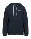 Champion Man Sweatshirt Midnight Blue Size Xl Cotton, Polyester, Elastane