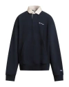 Champion Man Sweatshirt Midnight Blue Size Xxl Cotton, Polyester