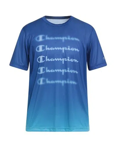 Champion Man T-shirt Blue Size L Polyester