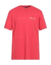 Champion Man T-shirt Red Size L Cotton In Red