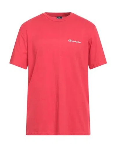 Champion Man T-shirt Red Size L Cotton