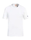 Champion Man T-shirt White Size Xs Cotton