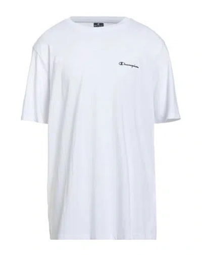 Champion Man T-shirt White Size Xxxl Cotton