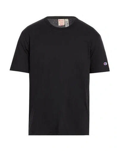 Champion Man T-shirt Black Size M Cotton In Animal Print