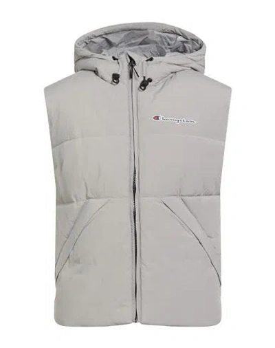 Champion Man Vest Light Grey Size M Polyamide In Gray