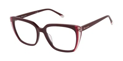 Champion Margot C03 Occhiali Da Vista Borgogna Per Donna (solo Montatura) In Neutral