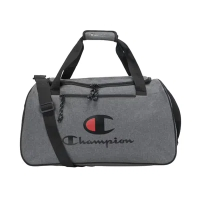 Champion Men's Adult Logo Duffle Bag In Heather In Gray