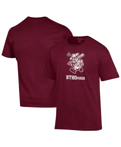 Champion Men's And Women's Maroon Texas A&m Aggies 2024 Ncaa Men's Baseball College World Series Bthomaha T-s