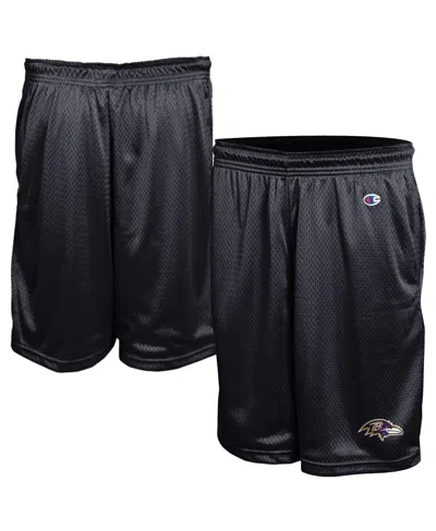 Champion Navy Denver Broncos Classic Mesh Shorts In Blue