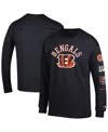 Champion Men's Black Cincinnati Bengals Seal Long Sleeve T-shirt In Black