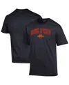 Champion Men's Black Iowa State Cyclones Arched Logo T-shirt In Black