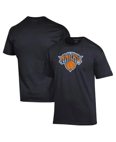 Champion Men's Black New York Knicks T-shirt