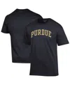 Champion Men's Black Purdue Boilermakers Basic Arch T-shirt In Black